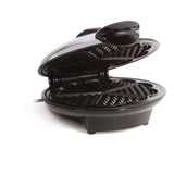 Heart-Shaped 5-Waffle Black American Waffle Maker