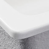 Bridgeport Dual Mount Composite Granite 33 in. 4-Hole Double Bowl Kitchen Sink in White