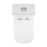 Concorde 1-Piece 0.8/1.28 GPF Dual Flush Square Elongated Toilet in White - Super Arbor
