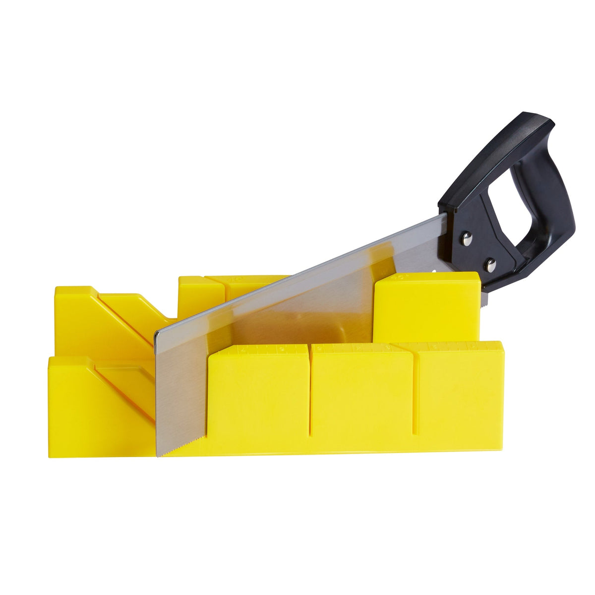 Blue Hawk 14-in Blade x 2.25-in Depth ABS Plastic Miter Box with Back Saw