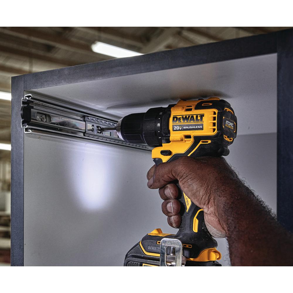 ATOMIC 20-Volt MAX Lithium-Ion Brushless Cordless Compact 1/2 in. Drill Driver with Bonus Cordless Recip Saw (Tool-Only)