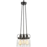 Progress Lighting Calhoun 3-Light Antique Bronze Transitional Chandelier