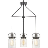 Progress Lighting Calhoun 3-Light Antique Bronze Transitional Chandelier