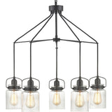 Progress Lighting Calhoun 5-Light Antique Bronze Transitional Chandelier