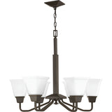 Progress Lighting Clifton Heights 6-Light Antique Bronze Craftsman Chandelier