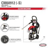 Simpson Clean Machine by SIMPSON CM60972 2400 PSI at 2.0 GPM SIMPSON 149cc Cold Water Pressure Washer