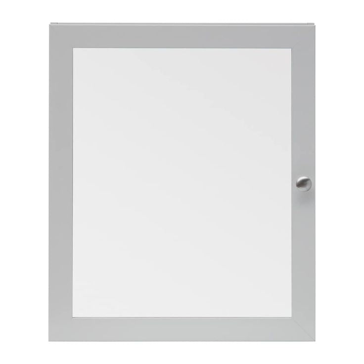 Style Selections 19.5-in x 23.7-in Rectangle Surface Mirrored Medicine Cabinet