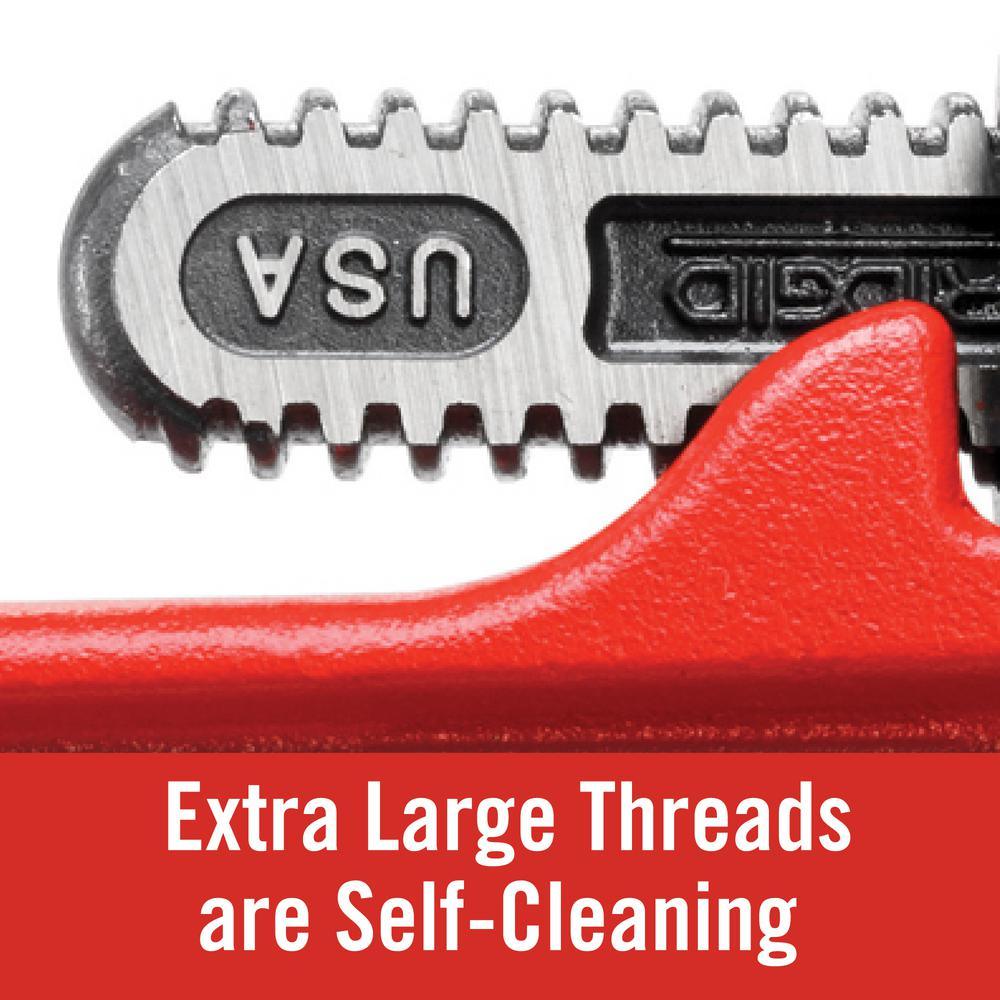 14 in. Heavy-Duty Straight Pipe Wrench - Super Arbor