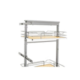 Rev-A-Shelf 19-in W x 50.75-in H 4-Tier Pull Out Metal Soft Close Baskets & Organizers