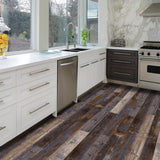 Deco Products COLORS Samba Multi-Tonal Vinyl Plank Sample, 6 in x 6 in, 8-mil Wear Layer