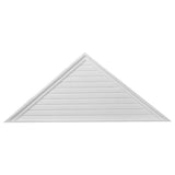 48 in. x 20 in. Triangle Primed Polyurethane Paintable Gable Louver Vent