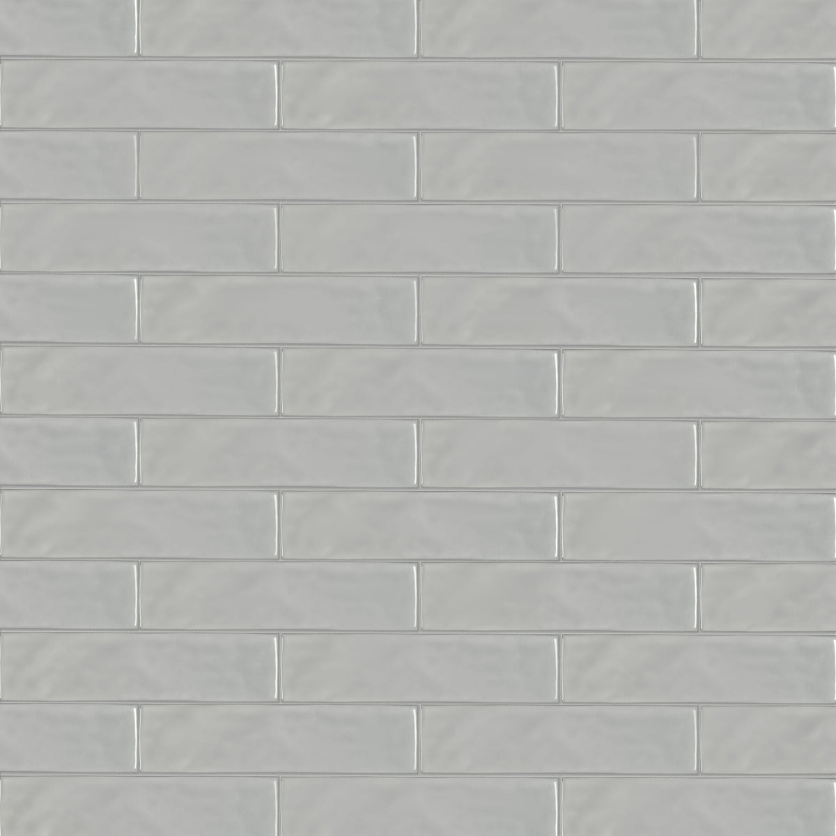 Satori Slate Gray 3-in x 12-in Glossy Ceramic Subway Wall Tile (0.24-sq. ft/ Piece)