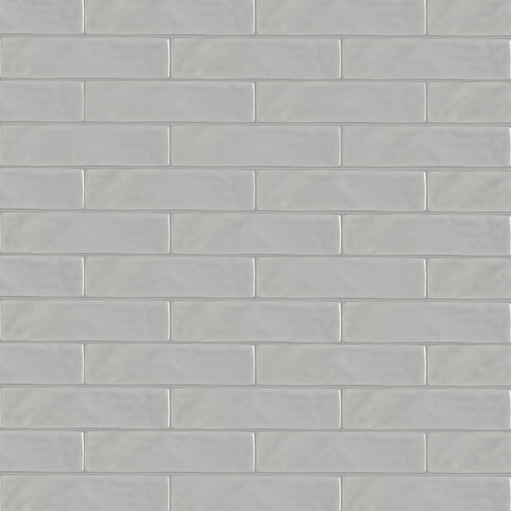 Satori Slate Gray 3-in x 12-in Glossy Ceramic Subway Wall Tile (0.24-sq. ft/ Piece)
