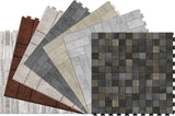 Perfection Floor Tile Master Mosaic Castle Stone/Satin 20-in x 20-in Water-Resistant Interlocking Luxury Flooring, 16.7-sq ft Carton