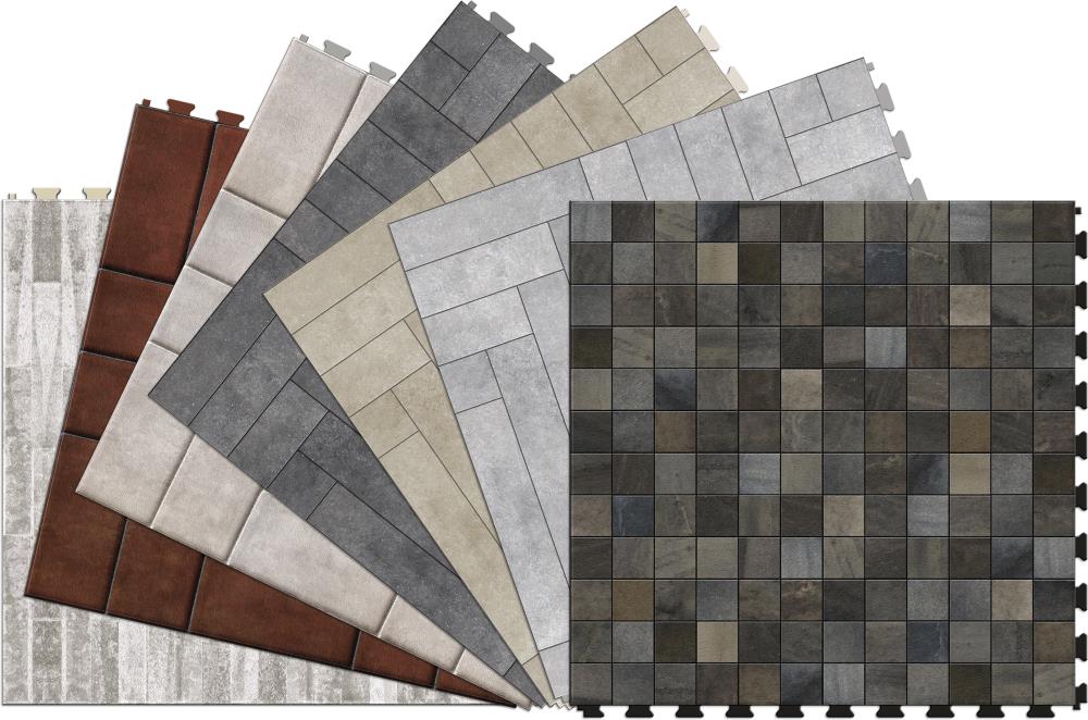 Perfection Floor Tile Master Mosaic Collection Stonehenge Mosaic/Satin Vinyl Tile Sample