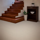 Perfection Floor Tile LeatherLook Interlocking Floor Tile, 6-Pack, 20-in x 20-in x 0.25-in, Buck/Satin Vinyl/Plastic
