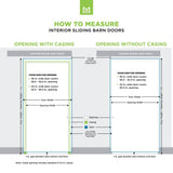 Masonite Traditional 42-in x 84-in Natural 4-Panel Unfinished Knotty Pine Wood Single Barn Door