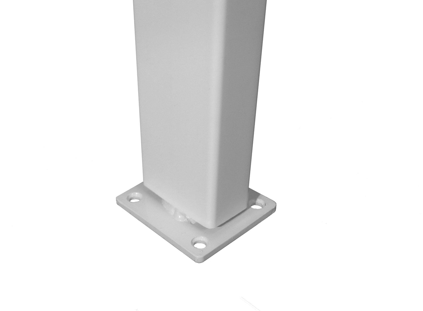 Zippity Outdoor Products Surface Mount 3-ft H x 3.5-in W White Vinyl Universal Fence Post (Unassembled)