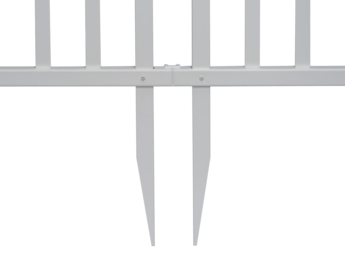 Zippity Outdoor Products Washington 2 Panels 2.5-ft H x 3.5-ft W White Privacy Vinyl Scallop Fence Panel (Unassembled)