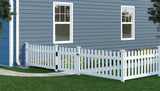 Zippity Outdoor Products Newport 2.5-ft H x 3-ft W White Vinyl Flat-top Fence Gate Kit (Unassembled)