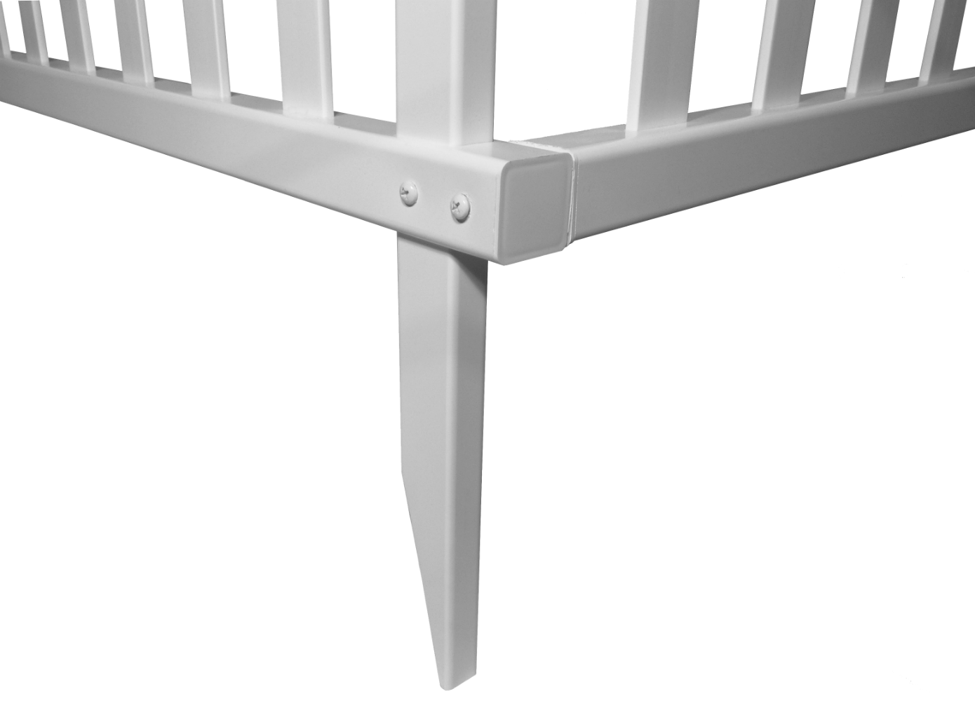 Zippity Outdoor Products Ashley 2 Panels 2.5-ft H x 3-ft W White Vinyl Scallop Fence Panel (Unassembled)