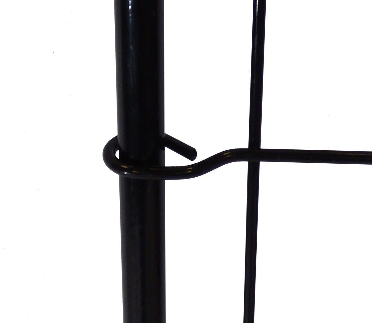 Zippity Outdoor Products 5 Panels 2-ft H x 2-ft W Black Galvanized Iron Scallop No Dig Garden Fence Panel