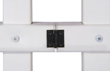 Zippity Outdoor Products Baskenridge 3-ft H x 4.25-ft W White Vinyl Flat-top Fence Gate Kit (Unassembled)