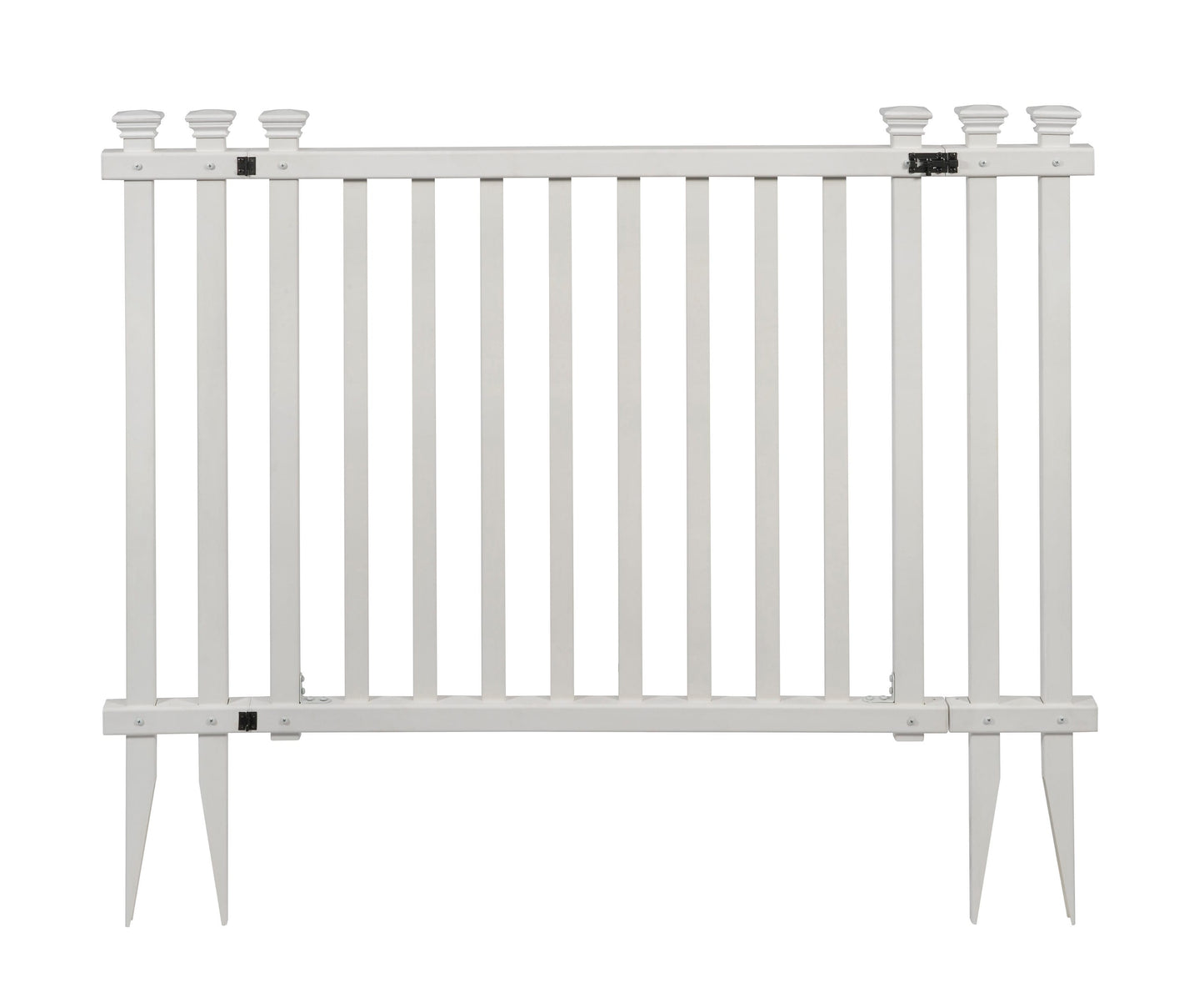Zippity Outdoor Products Baskenridge 3-ft H x 4.25-ft W White Vinyl Flat-top Fence Gate Kit (Unassembled)