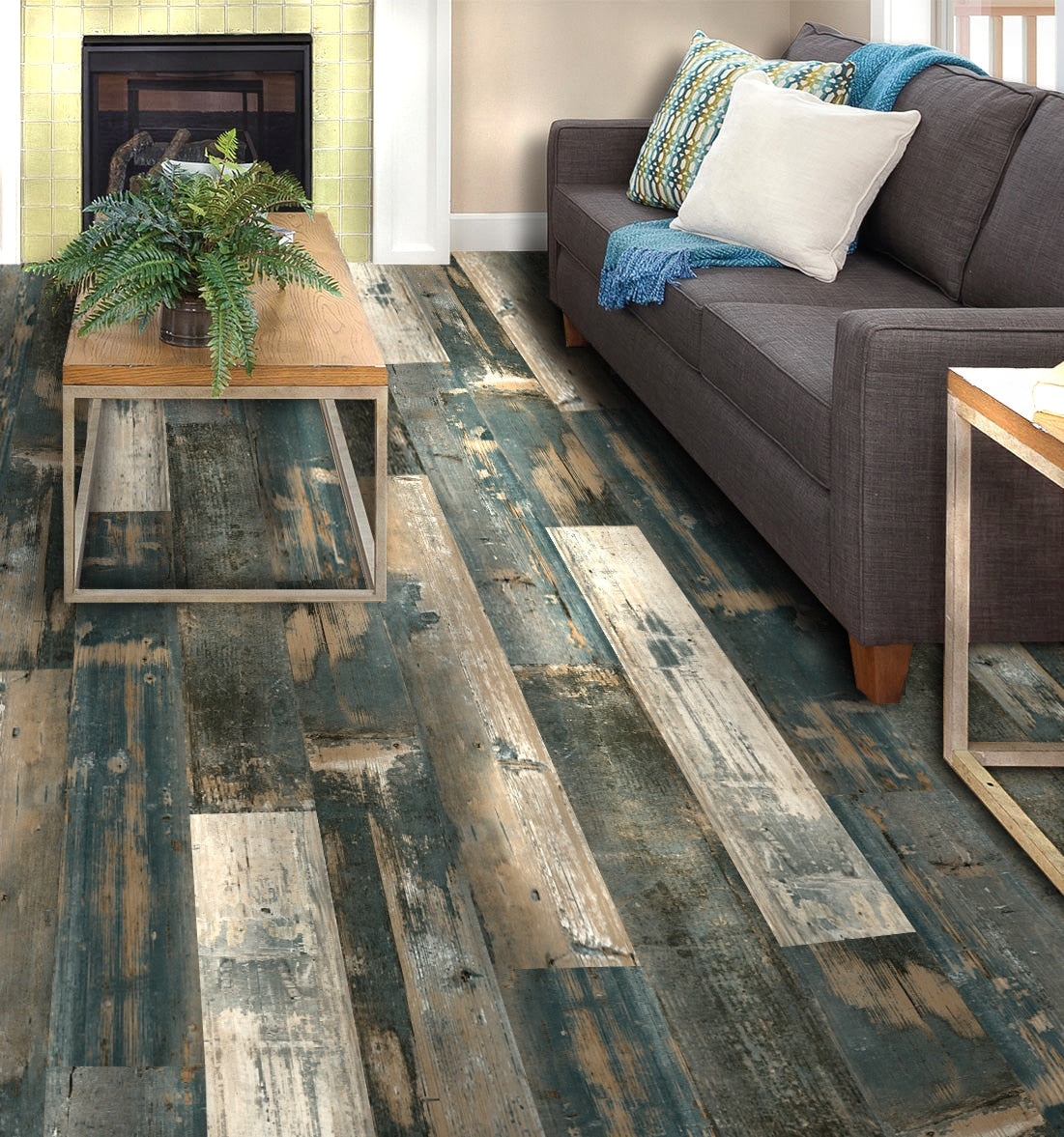 Deco Products Colors Swing High Variation 6-in W x 36-in L x 2-mm Waterproof Luxury Vinyl Plank Flooring, 30-sq ft Carton
