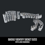 CRAFTSMAN 83-Piece Standard (SAE) and Metric Combination Polished Chrome Mechanics Tool Set with Hard Case