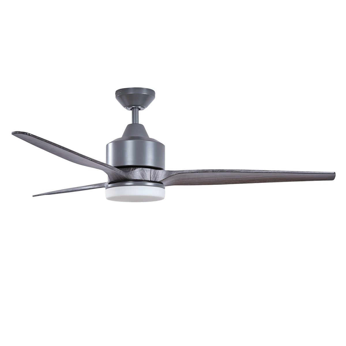 Harbor Breeze Fairwind 60-in Gray LED Indoor/Outdoor Ceiling Fan with Light Kit and Remote (3-Blade)