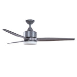 Harbor Breeze Fairwind 60-in Galvanized LED Indoor/Outdoor Ceiling Fan with Remote (3-Blade)