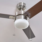 Harbor Breeze Vue 44-in Brushed Nickel LED Indoor Ceiling Fan with Light Kit (3-Blade)