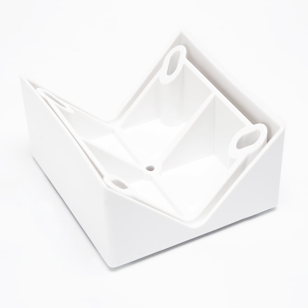 Deckorators 2.5-in x 5.25-in Grab and Go Classic White 45-degree Composite Angle Adapter (2-Pack)
