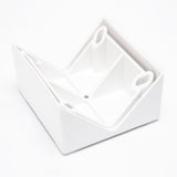 Deckorators 2.5-in x 5.25-in Grab and Go Classic White 45-degree Composite Angle Adapter (2-Pack)