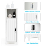 WELLFOR 12-in x 31.5-in x 12-in White Freestanding Corner Linen Cabinet