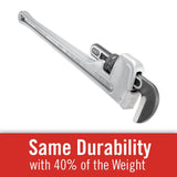 24 in. Model 824 Aluminum Straight Pipe Wrench - Super Arbor
