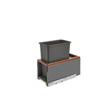 Rev-A-Shelf 30-Quart Plastic Soft Close Pull Out Trash Can