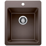 Glacier Bay Drop-in/Undermount Granite Composite 33 in. Single Bowl Kitchen Sink in White - Super Arbor