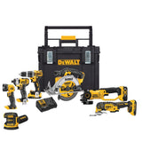 20-Volt Max Lithium-Ion Cordless Combo Kit (10-Tool) w/ (2) Batteries 2.0Ah, Charger & Tool Bag - Super Arbor