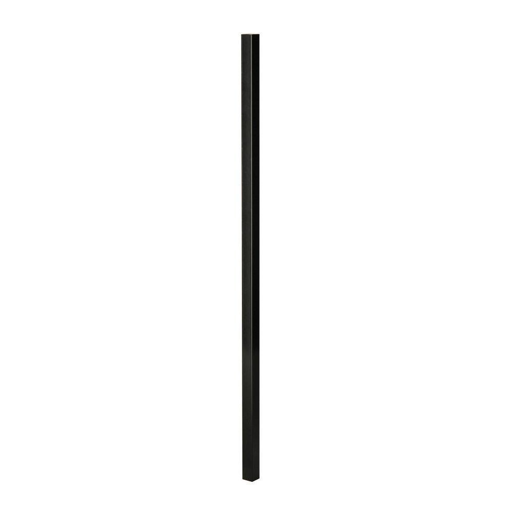 32 in. x 0.75 in. Aluminum Black Square Baluster (15-Pack) - Super Arbor