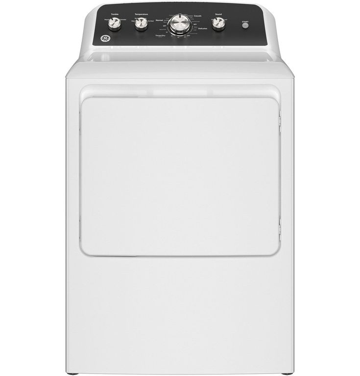 GE 7.2 cu. ft. 240-Volt White Electric Vented Dryer