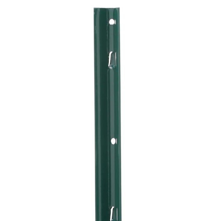 Everbilt 3 in. x 3 in. x 6 ft. Green Steel Fence Heavy Duty U-Post with Anchor Plate