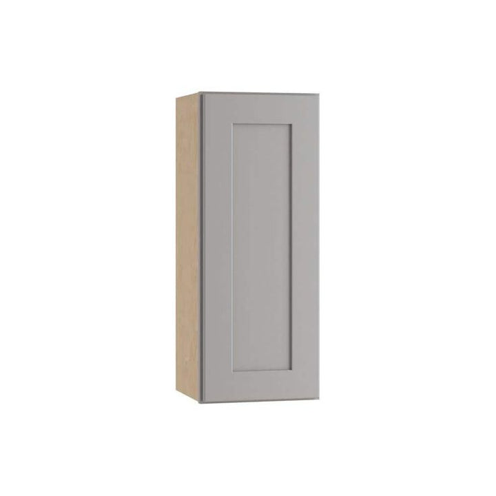 Home Decorators Collection Washington Veiled Gray Plywood Shaker Assembled Wall Kitchen Cabinet Soft Close 15 in W x 12 in D x 30 in H
