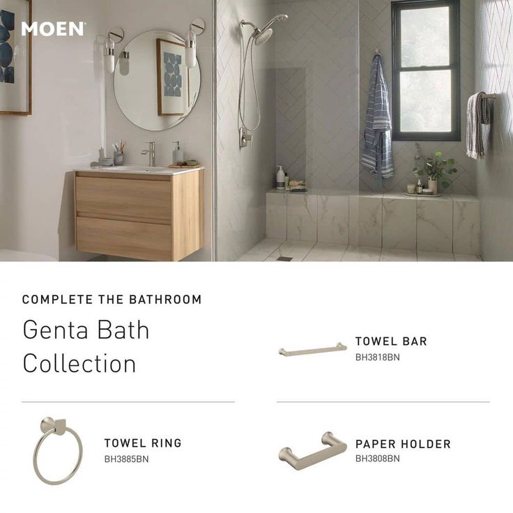 Genta Single Handle Single Hole Bathroom Faucet in Spot Resist Brushed Nickel (2-Pack)