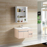 WELLFOR CY bathroom cabinet 19-in x 23.5-in x 6.5-in White Bathroom Wall Cabinet