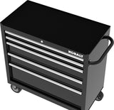 Kobalt 36-in W x 38-in H 5-Drawer Steel Rolling Tool Cabinet (Black)
