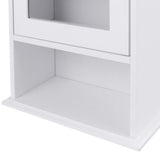 WELLFOR CY bathroom cabinet 14-in x 20-in x 7-in White Bathroom Wall Cabinet