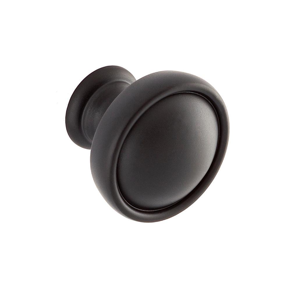 Grayson 1-1/8 in. Satin Brass Round Cabinet Knob - Super Arbor