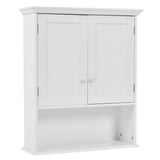 WELLFOR CY bathroom cabinet 23.5-in x 28-in x 8-in White Bathroom Wall Cabinet